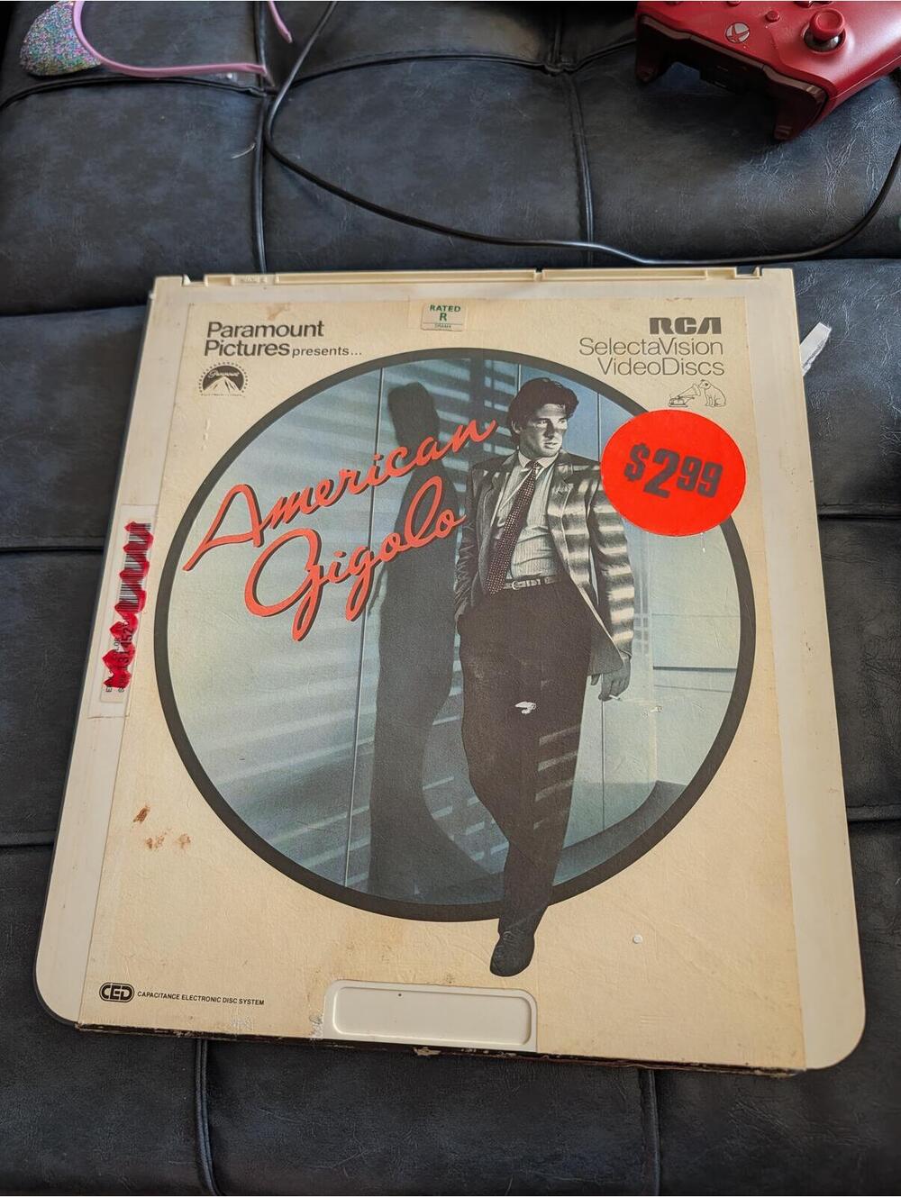American Gigolo RCA SelectaVision VideoDisc